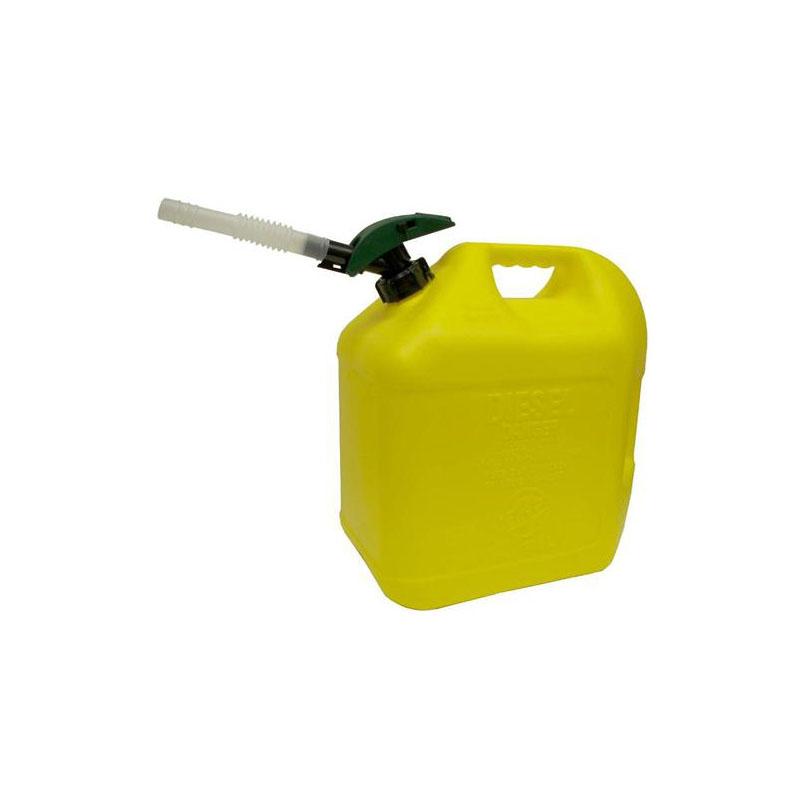 Diesel Gas Can Yellow 5 Gallon EnviroFlo Tube Included 81054 BLITZ