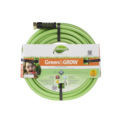 Green & Grow DrinkSafe Garden Hose for Organic Gardening, 50 Ft x 5/8 In