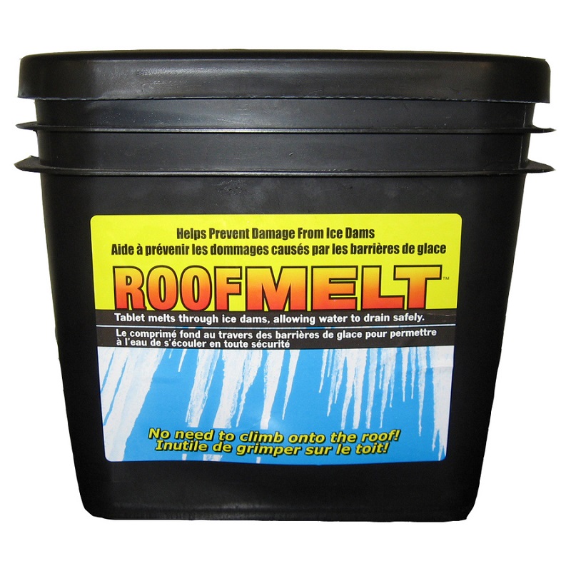 Roof Melt Tablets, Prevent Ice Dams With Calcium Chloride, 60 Count
