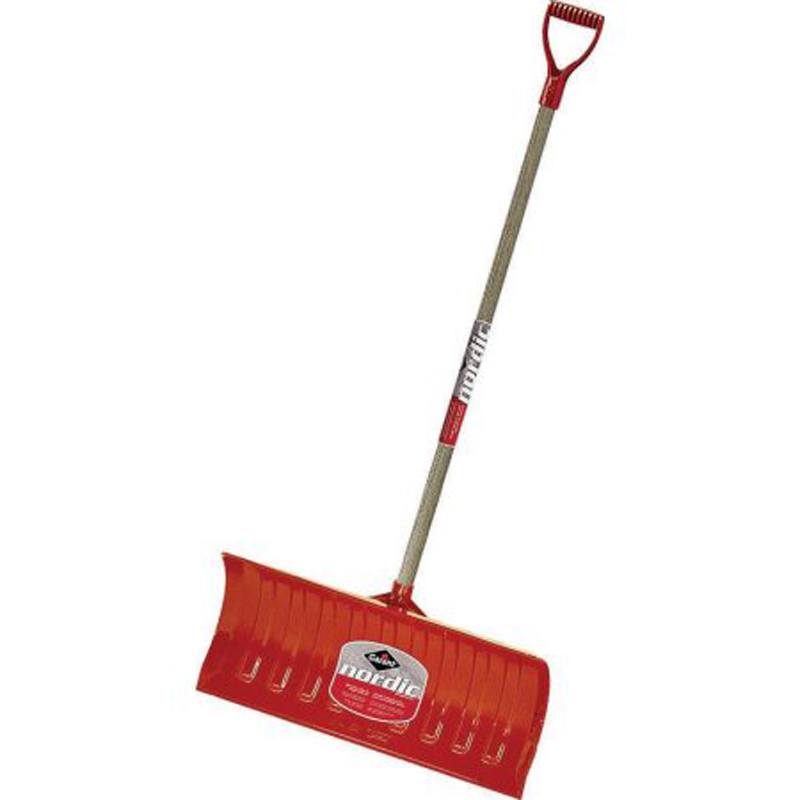 Garant 26 in. Nordic D Handle Poly Snow Pusher