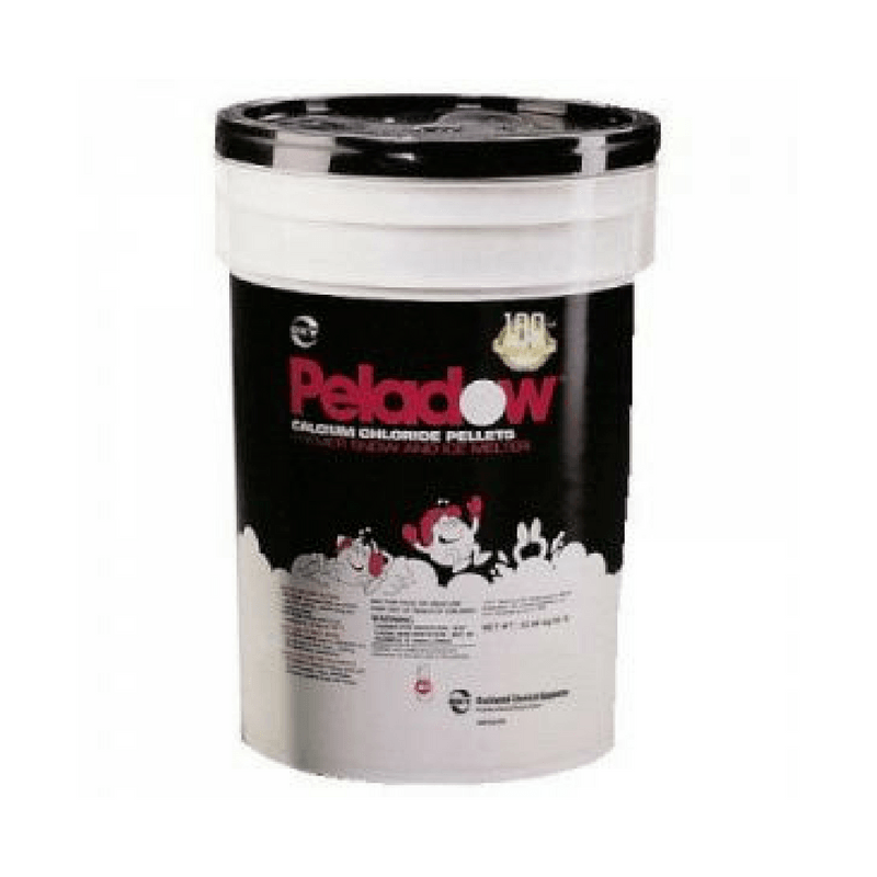 Peladow Calcium Chloride Ice Melt Pellets, 50 lb Pail