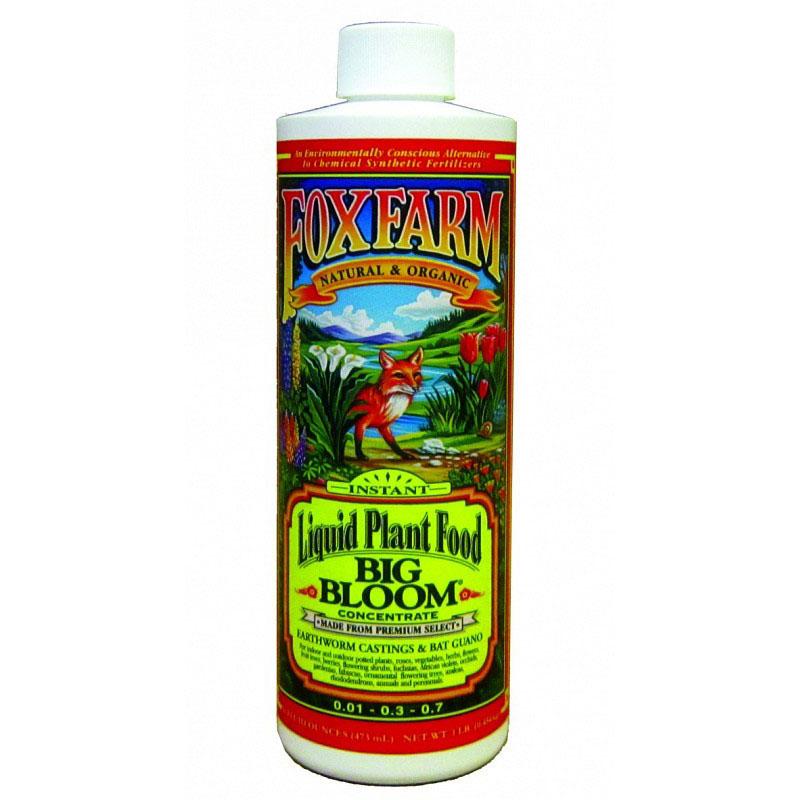 Fox Farm Big Bloom Liquid Plant Food, 1 Pint, Concentrate