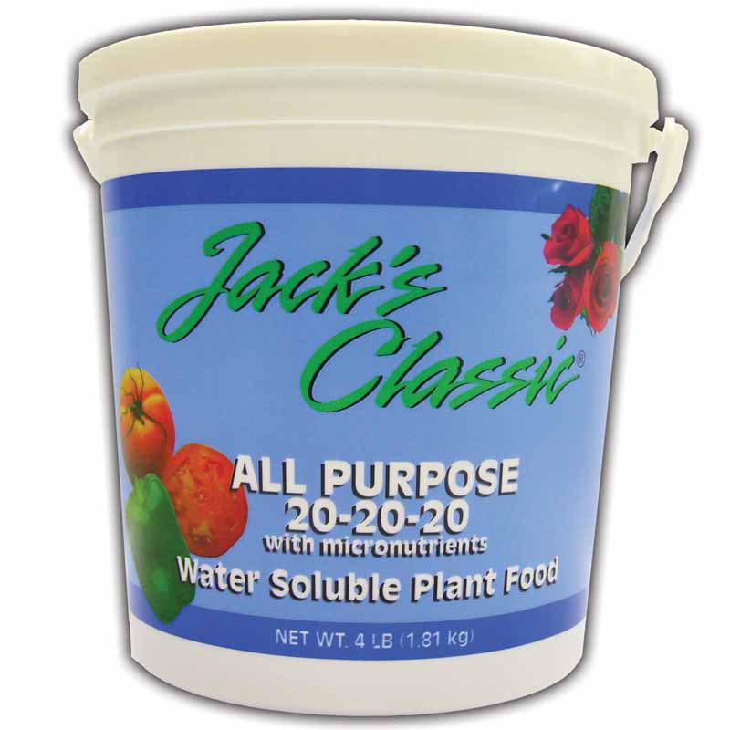 J R Peters Jacks Classic No.4 202020 All Purpose Fertilizer