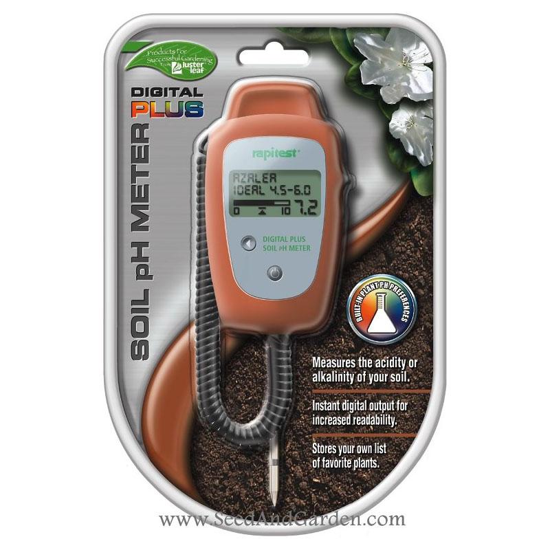 Luster Leaf Rapitest Digital Plus Soil pH Meter