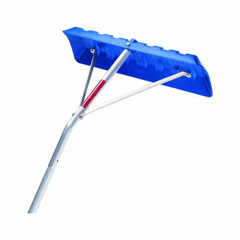GARANT 24Inch Poly Blade Aluminum Handle Snow Roof Rake with 16Foot Reach