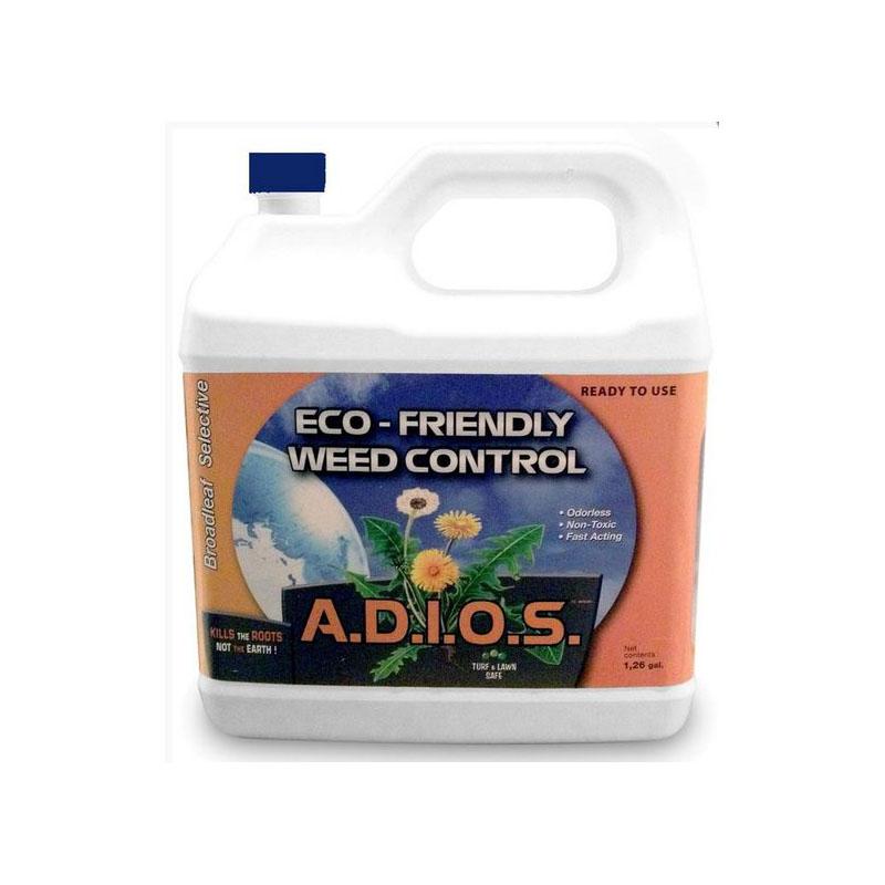 A.D.I.O.S. Eco-Friendly Weed Control, 1.14 Gallon, RTU