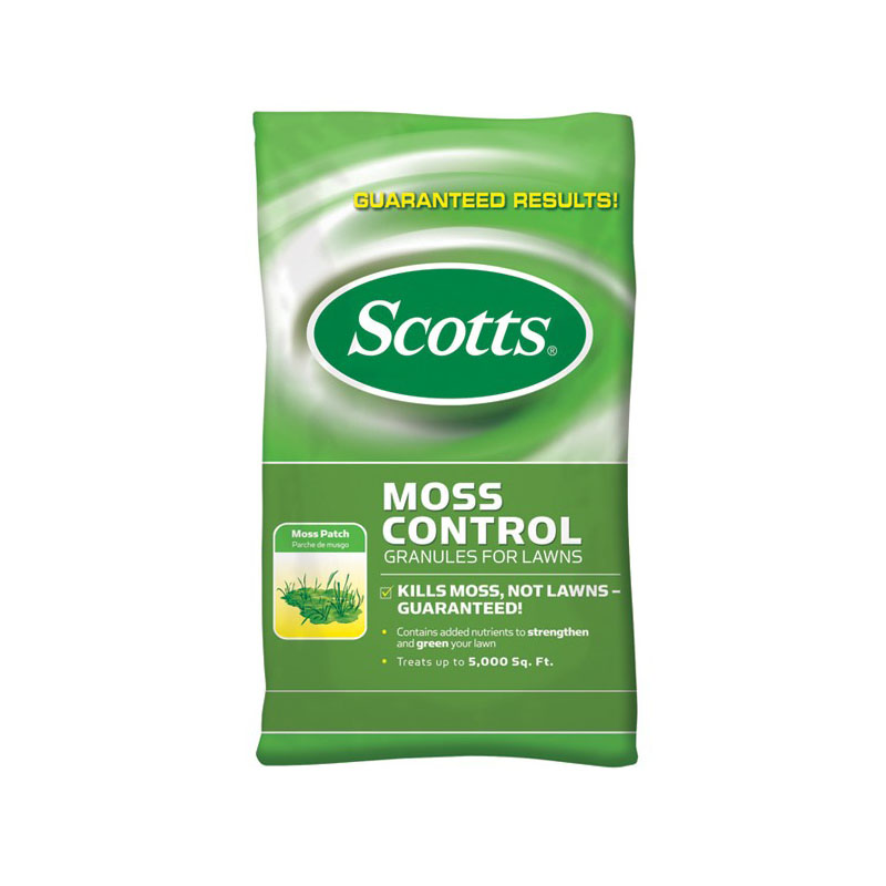 SCOTTS 31005A Moss Control Granules for Lawns 18.37 lbs 5,000 Sq. Ft.