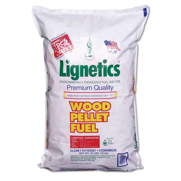 Lignetics Hardwood Pellets, $359 Per Ton.