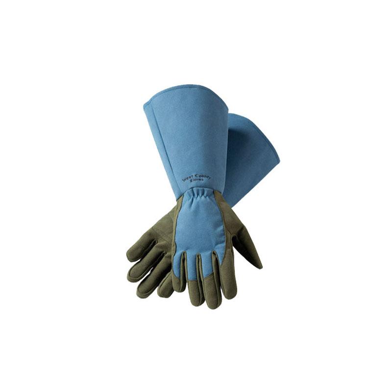 West County Rose Gloves - Slate Blue - Medium