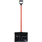 Ames 16 in. D Handle Poly Snow Shovel