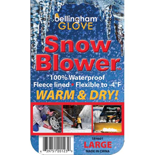 Waterproof Snow Blower Gloves
