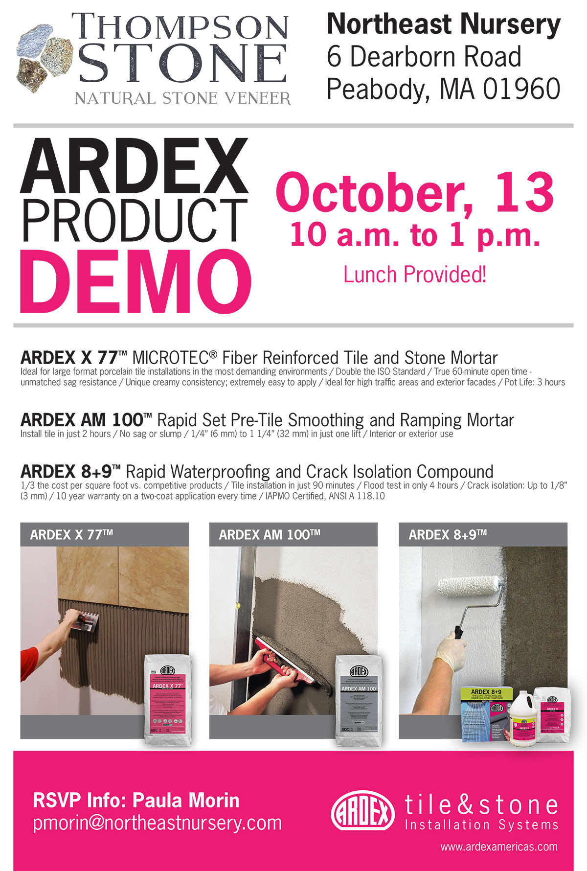 Thompson Stone Ardex Demo - Northeast Nursery